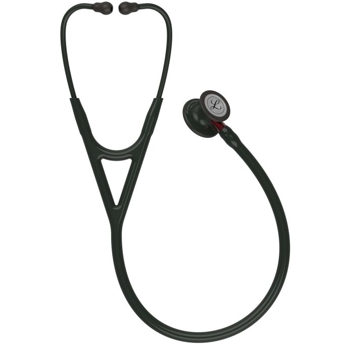 3M Littmann Cardiology IV Diagnostic Stethoscoop Zwart | Rood