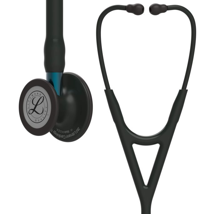 3M Littmann Cardiology IV Diagnostic Stethoscoop Zwart | Blauw