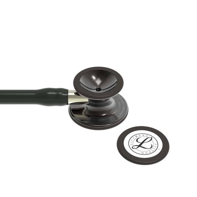 3M Littmann Cardiology IV Diagnostic Stethoscoop Zwart | Smoke Glans | Champagne