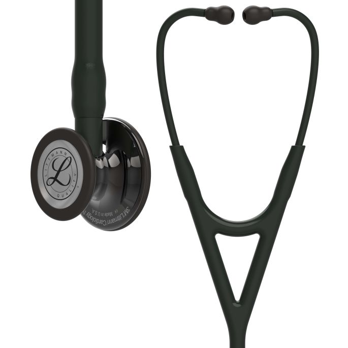 3M Littmann Cardiology IV Diagnostic Stethoscoop Zwart | Smoke Glans
