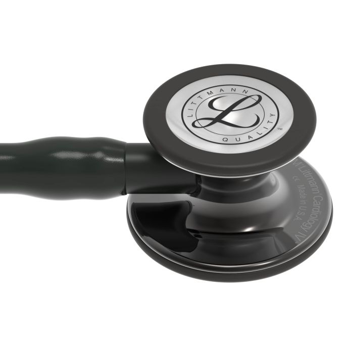 3M Littmann Cardiology IV Diagnostic Stethoscoop Zwart | Smoke Glans