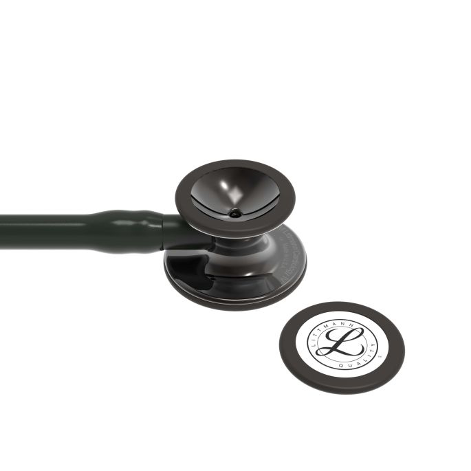 3M Littmann Cardiology IV Diagnostic Stethoscoop Zwart | Smoke Glans