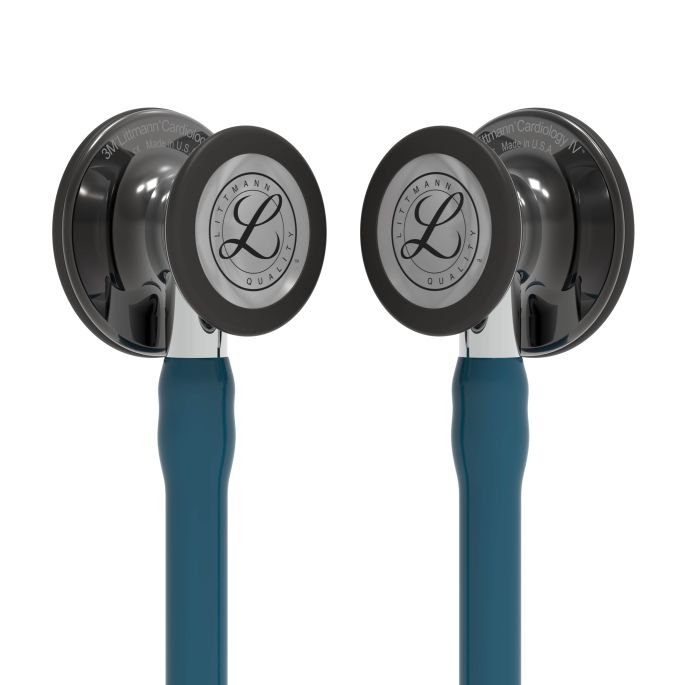 3M Littmann Cardiology IV Diagnostic Stethoscoop Caribisch Blauw | Smoke Glans