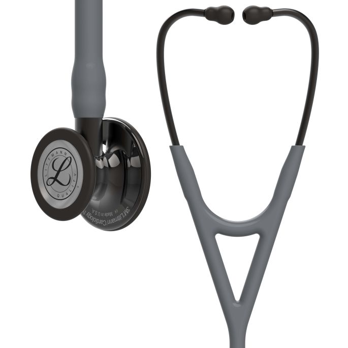 3M Littmann Cardiology IV Diagnostic Stethoscoop Grijs | Smoke Glans