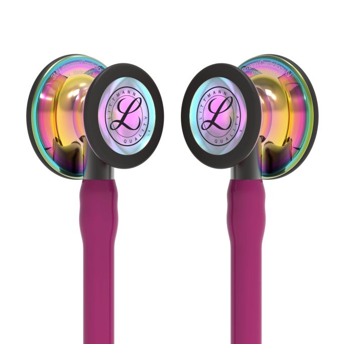 3M Littmann Cardiology IV Diagnostic Stethoscoop Framboos | Rainbow Glans