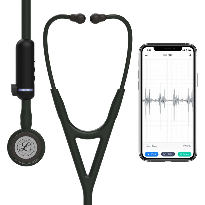 3M Littmann CORE Digital Stethoscoop Zwart | Mat