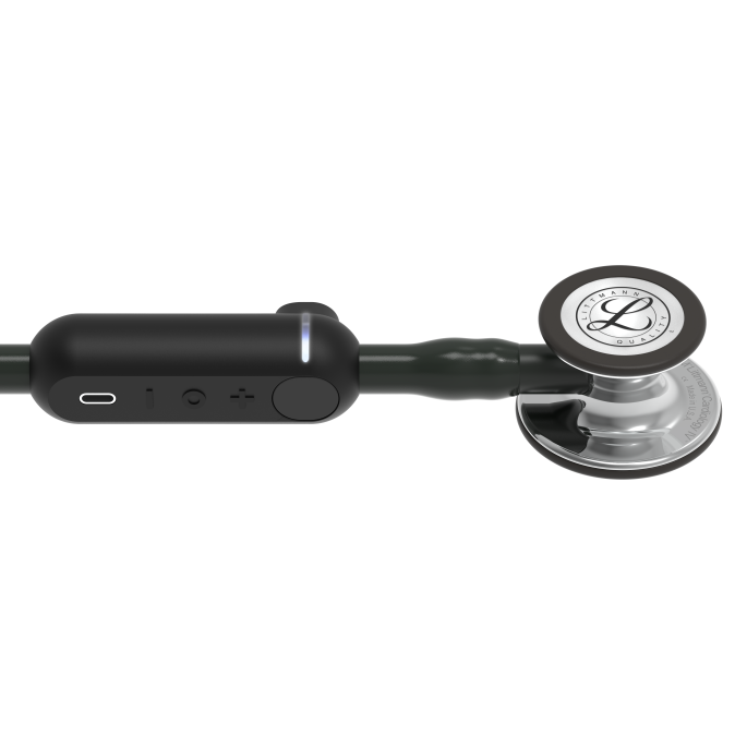 3M Littmann CORE Digital Stethoscoop Zwart | Spiegel
