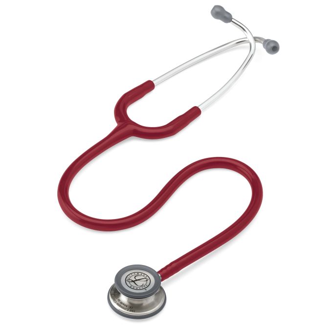 3M Littmann Classic III Monitoring Stethoscoop Bordeaux | Rvs Geborsteld