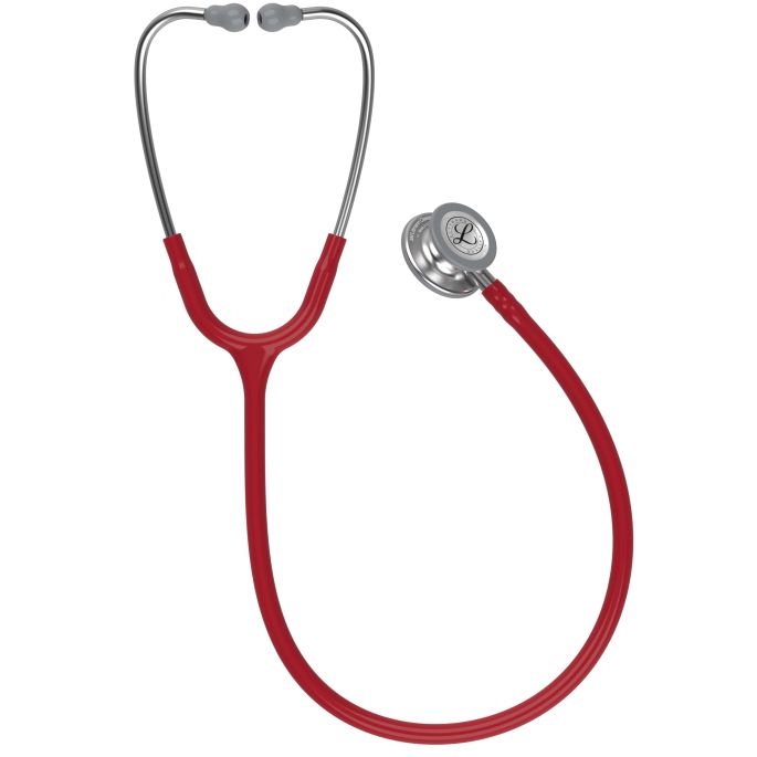 3M Littmann Classic III Monitoring Stethoscoop Bordeaux | Rvs Geborsteld