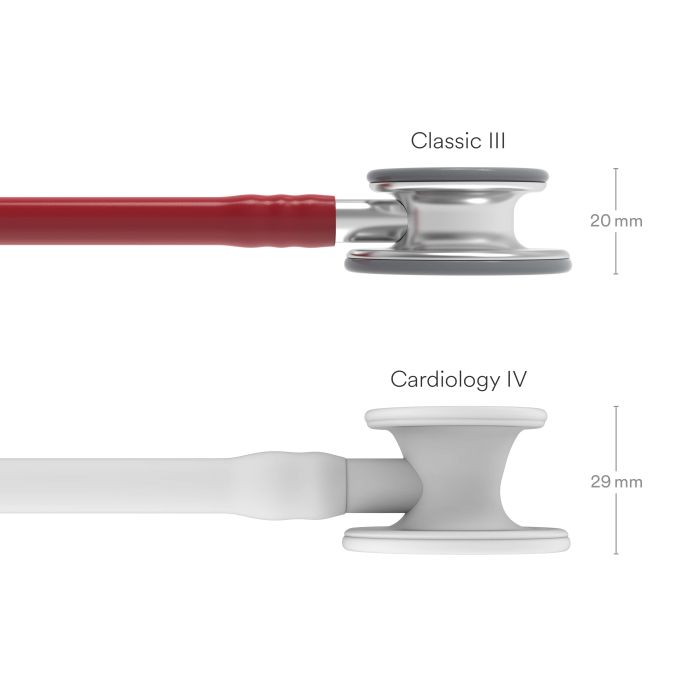 3M Littmann Classic III Monitoring Stethoscoop Bordeaux | Rvs Geborsteld