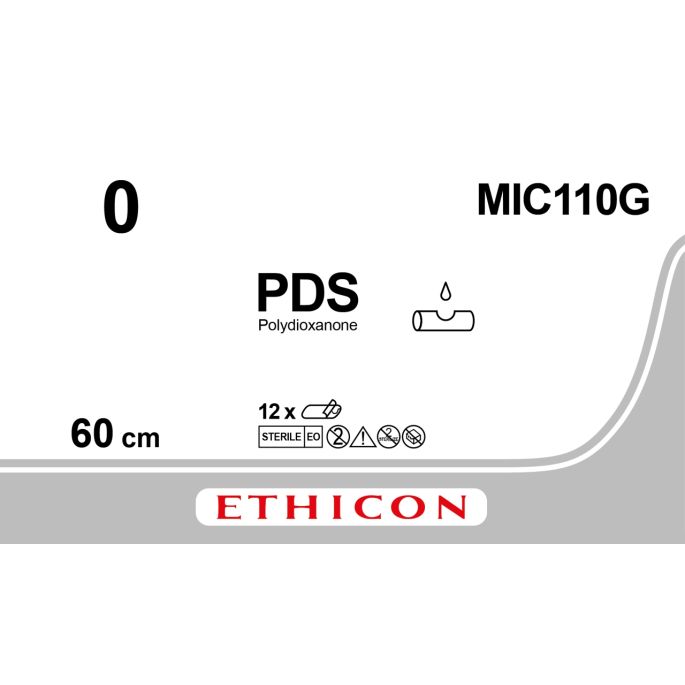 PDSII violet 0, ENDOLOOP, MIC110G, 12 stuks