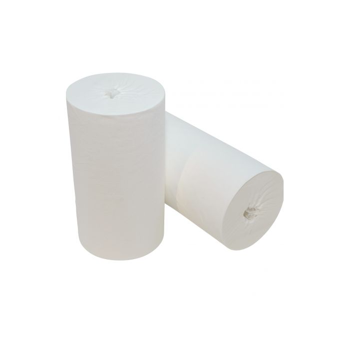 Mini Poetspapier zonder koker Cellulose 1-laags 120 m x 22 cm, 12 rollen