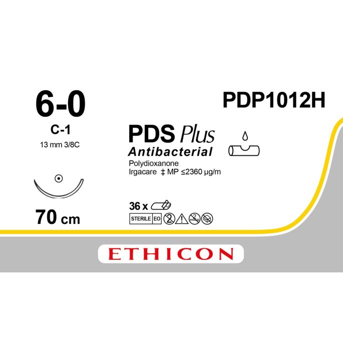 PDS Plus violet 6-0, C-1 naald, PDP1012H, 36 stuks