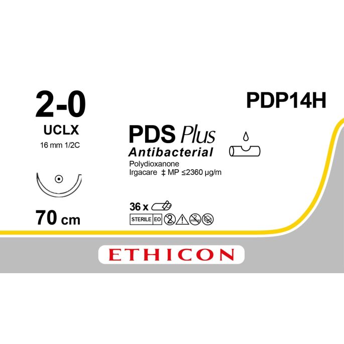 PDS Plus violet 2-0, UCLX naald, PDP14H, 36 stuks