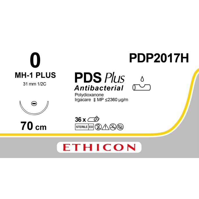 PDS Plus violet 0, MH-1 PLUS naald, PDP2017H, 36 stuks
