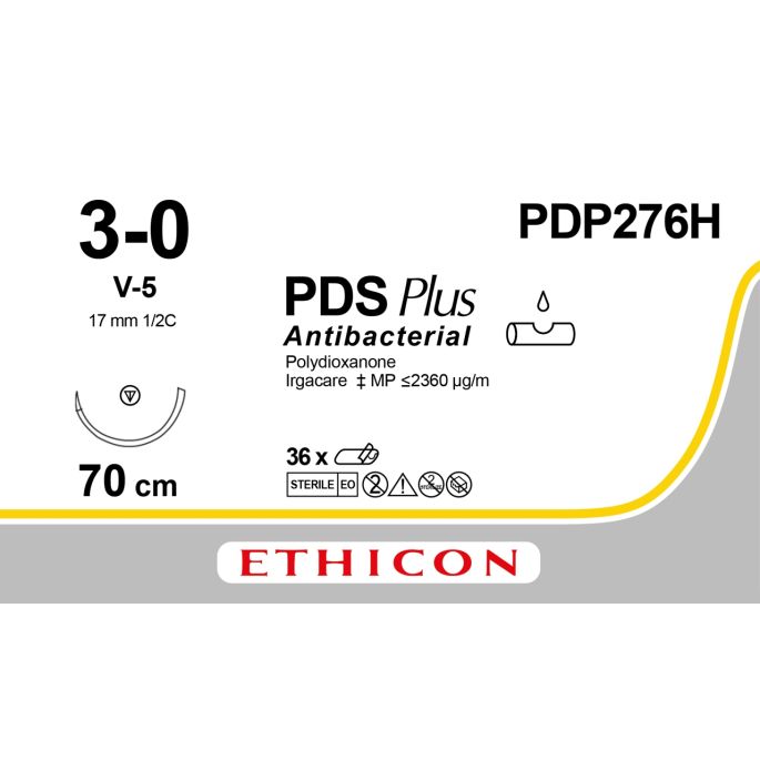 PDS Plus violet 3-0, V-5 naald, PDP276H, 36 stuks