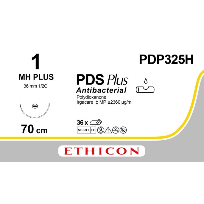 PDS Plus violet 1, MH PLUS naald, PDP325H, 36 stuks