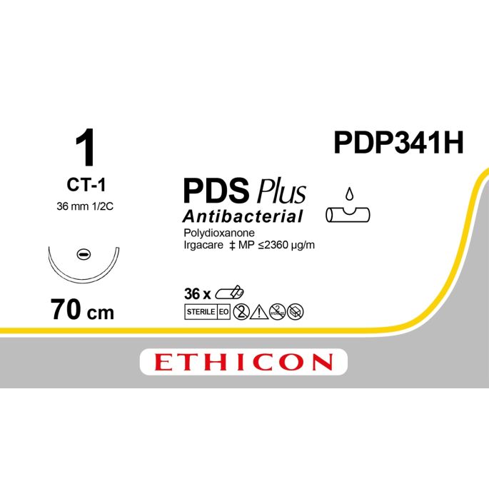 PDS Plus violet 1, CT-1 naald, PDP341H, 36 stuks