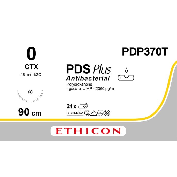 PDS Plus violet 0, CTX naald, PDP370T, 24 stuks