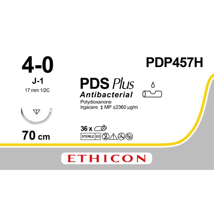 PDS Plus violet 4-0, J-1 naald, PDP457H, 36 stuks