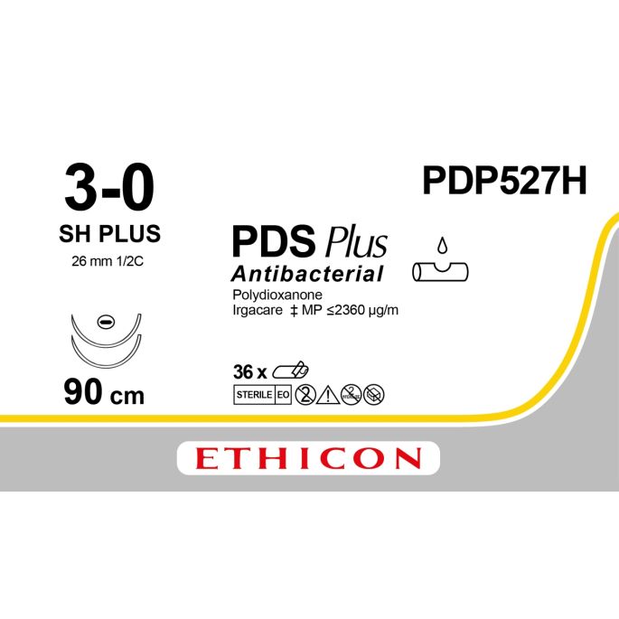 PDS Plus violet 3-0, SH PLUS naald, PDP527H, 36 stuks