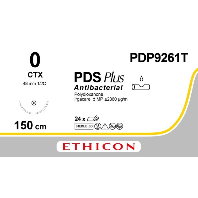 PDS Plus violet 0, CTX LOOP naald, PDP9261T, 24 stuks