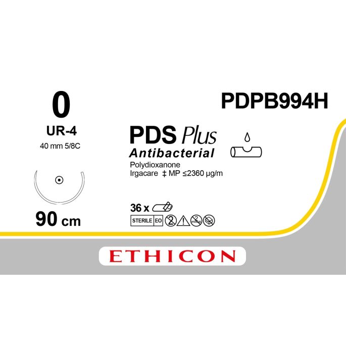 PDS Plus violet 0, UR-4 naald, PDPB994H, 36 stuks