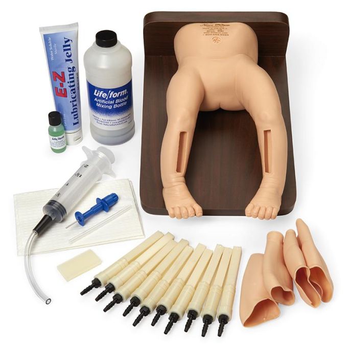 Trainer voor intraossale infusie, baby