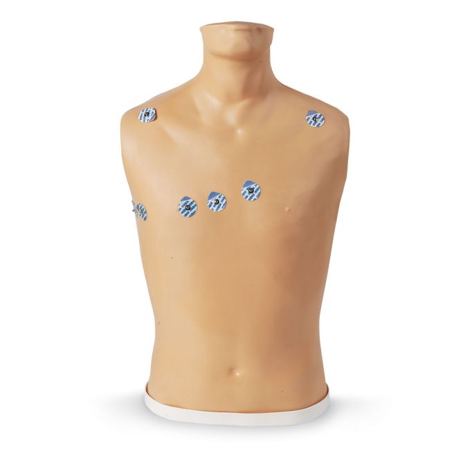 15-kanaals ECG-plaatsingstrainer