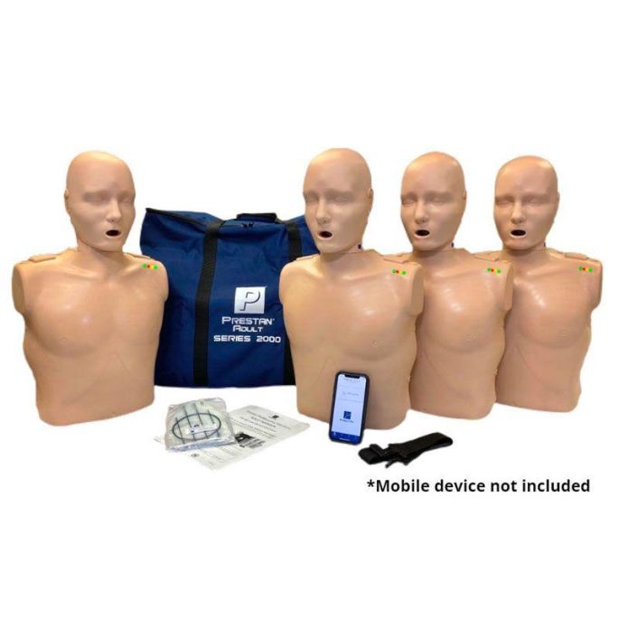 Prestan 2000 CPR-torso met feedback-app, 4-pack