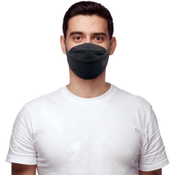 Mondmaskers Ribcap Zwart Large per stuk verpakt