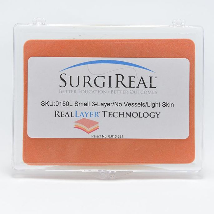 3-laags RealLayer-hechtdraad zonder vaten Lichte huid