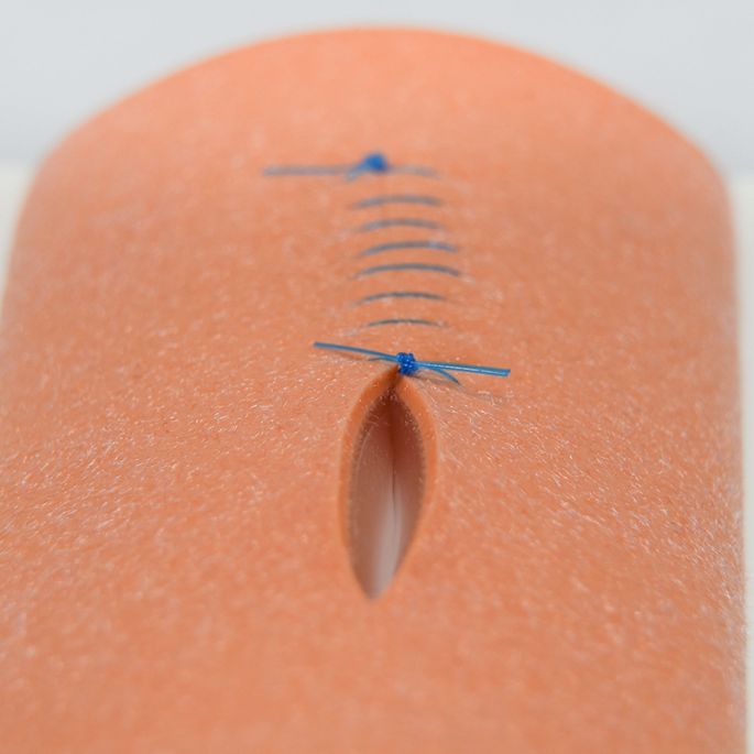3-laags RealLayer-hechtdraad zonder vaten Lichte huid