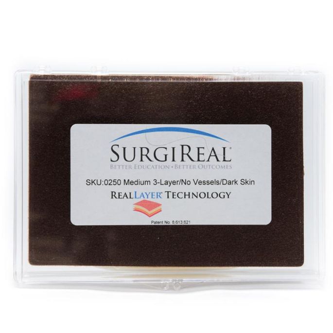 3-laags medium RealSuture-hechtpad voor donkere huid