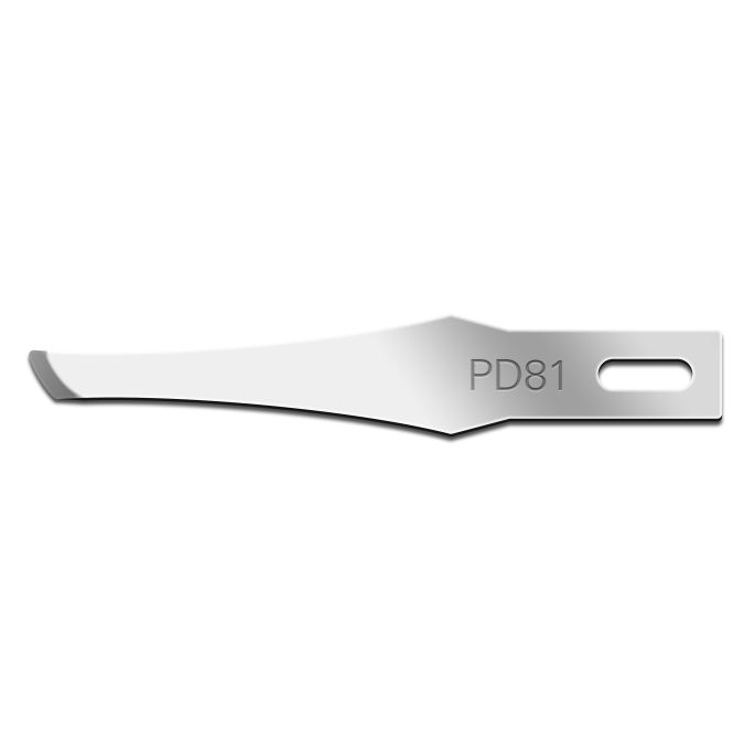 Swann Morton podotherapie scalpelmesjes RVS, niet steriel, nr. PD81