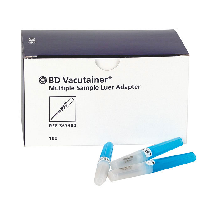 BD Vacutainer Luer Adapter, 100 stuks
