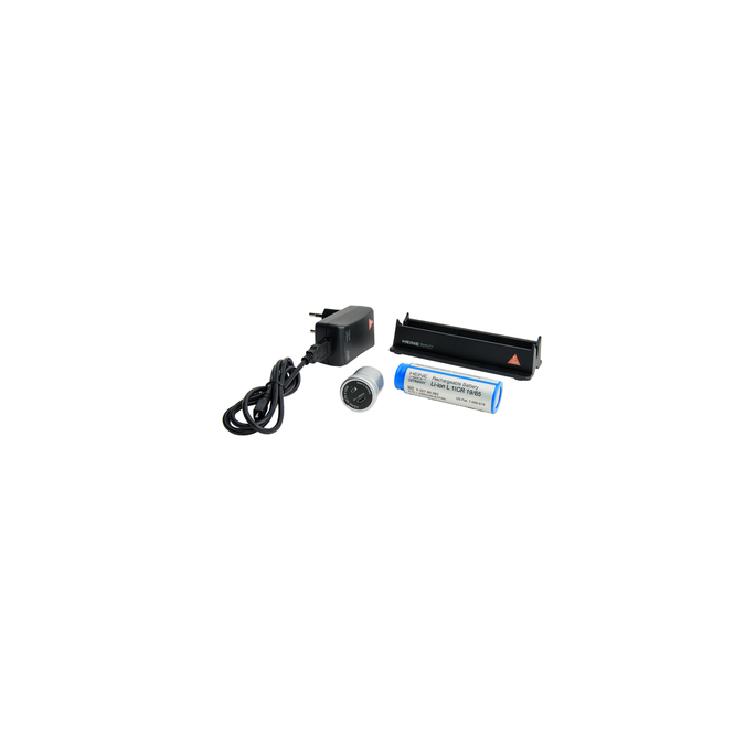Heine Upgrade kit BETA4 USB 3.5 V Li-ion (inclusief BETA4 USB bodeminsert, Li-ion L oplaadbare batterij, E4-USB plug-in voeding en USB-kabel)