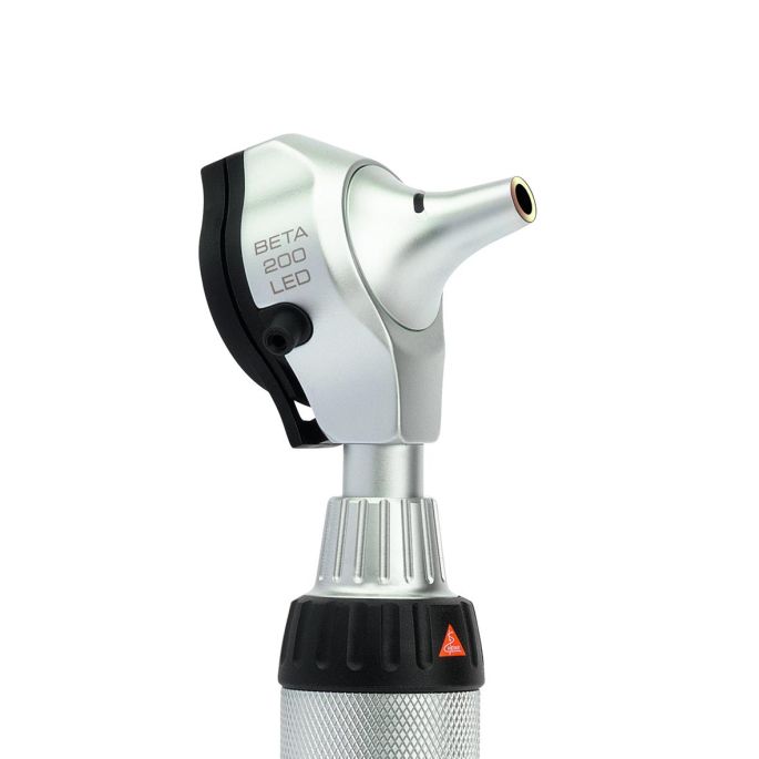 HEINE BETA 200 LED diagnostiekset: BETA 200 LED oftalmoscoop, BETA 200 LED F.O. otoscoop, BETA4 USB oplaadbaar handvat 3,5 V, USB-kabel en E4-USB plug-in voeding (A-132.28.388)