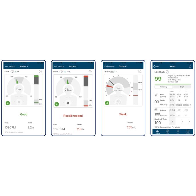 Prestan 2000 CPR-torso met feedback-app
