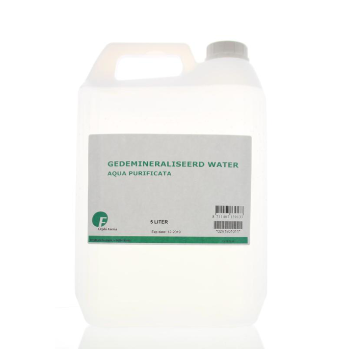 Water gedemineraliseerd