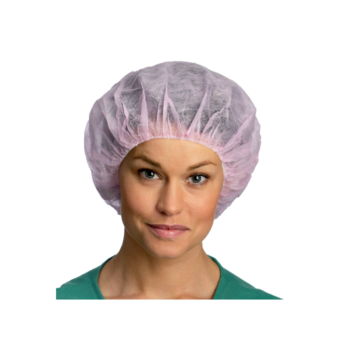 Basismuts Annie gemengde kleuren met elastiek L (zonder latex), per 150 stuks