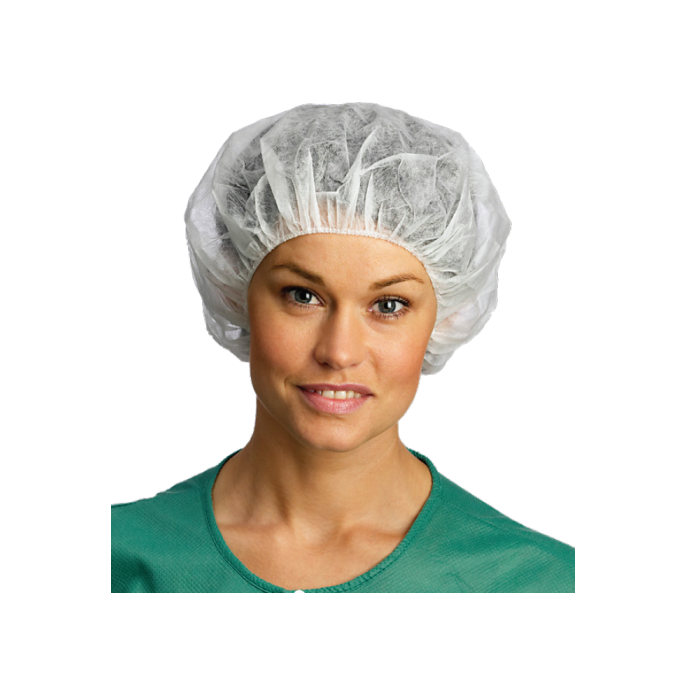 Basismuts Annie gemengde kleuren met elastiek L (zonder latex), per 150 stuks