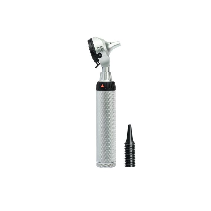 HEINE BETA 400 LED F.O. otoscoopkit met 2,5 V BETA-batterijhandvat en 10 AllSpec wegwerptips