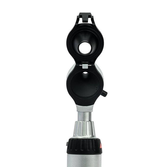 HEINE BETA 400 F.O. LED otoscoop kit met BETA4 USB-oplaadbare handgreep + USB-snoer + plug-in voeding