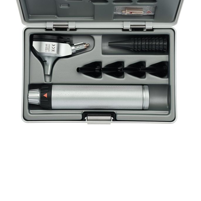 HEINE BETA 200 F.O. LED otoscoop kit met 2,5V BETA batterijhandvat en accessoires