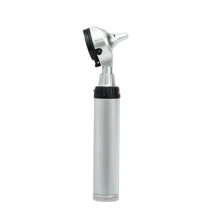 HEINE BETA 200 F.O. LED otoscoop set met BETA4 NT oplaadbaar handvat en NT4 tafellader + accessoires
