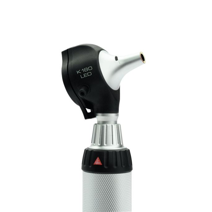 HEINE K180 F.O. LED otoscoop set met BETA4 USB-oplaadbare handgreep + USB-snoer + plug-in voeding