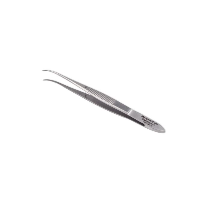 Graefe irispincet anatomisch, gebogen 7 cm