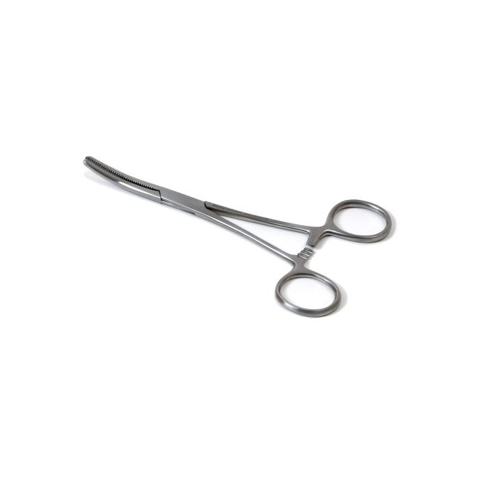 Pean Arterieklem 25 cm, Gebogen