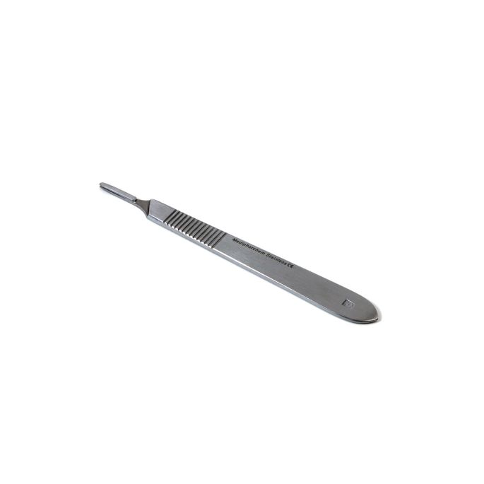 Scalpel handvat nr. 3, 14 cm RVS